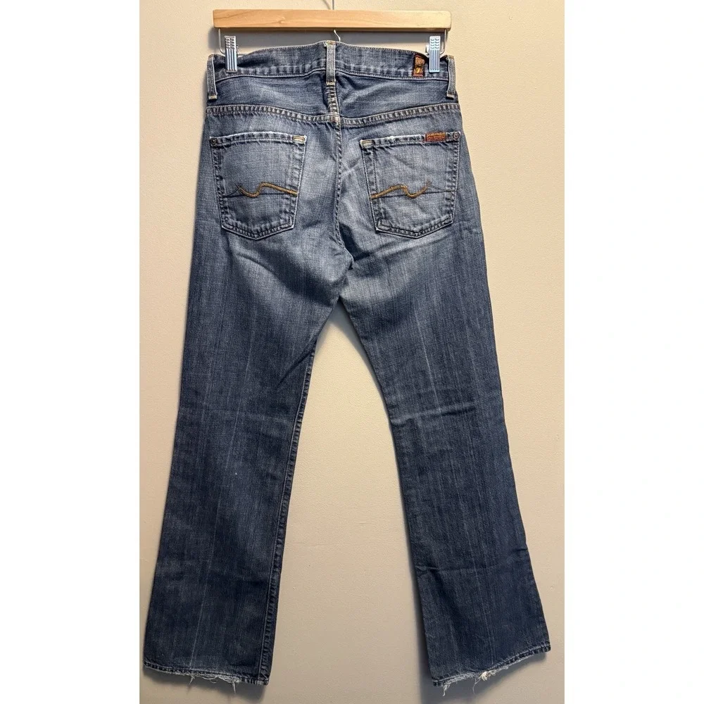 7 For All Mankind Bootcut Jeans‎ Vintage Y2K Made In USA Mens Size 29 X 33